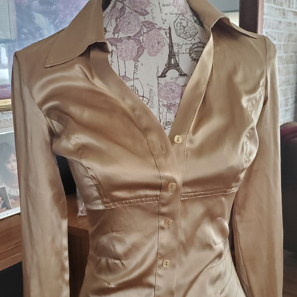 Cache Gold blouse